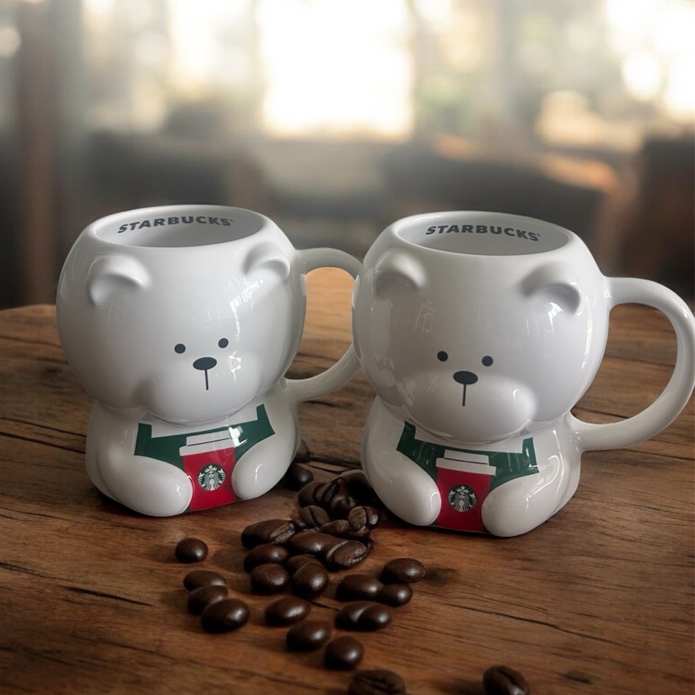Starbucks Bearista Bear 12 oz
Ceramic Mugs Cups Set of 2